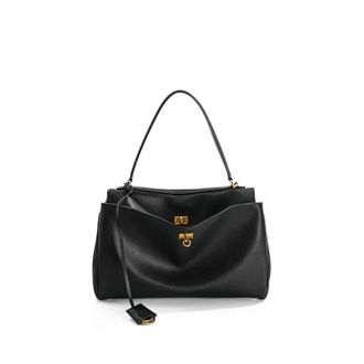 Generic Compatible For Leather Handbag, Single Shoulder Crossbody Bag, Large Capacity Womens Commuting Tote(35-11-23cm)