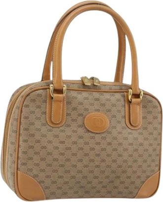 Gucci Pre-owned Handbags, female, Beige, Size: ONE SIZE Pre-owned Vintage Plastic Handbag