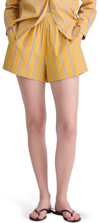 Madewell Pull-On Shorts in Washed Cotton Poplin in Chantrelle at Nordstrom, Size Xx-Small