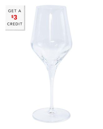Vietri Vietri Contessa Clear Wine Glass With $4 Credit