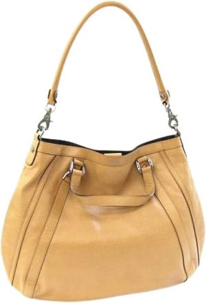 Gucci Pre-owned Shoulder Bags, female, Beige, Size: ONE SIZE Pre-owned Vintage Shoulder Bag