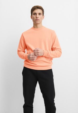 Indicode Sweatshirt INDICODE INFence, Herren, Gr. XXL, orange (papaya), Sweatware, Obermaterial: 60% Baumwolle, 40% Polyester, unifarben, regular fit normal, R