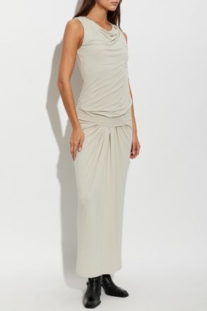 Entire studios Dress With Draping At The Waist, Womens, Grey
