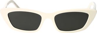 Saint Laurent Zonnebril SL 277 - Dames - Zonnebrillen - Beige - 52 MM - Accessoires