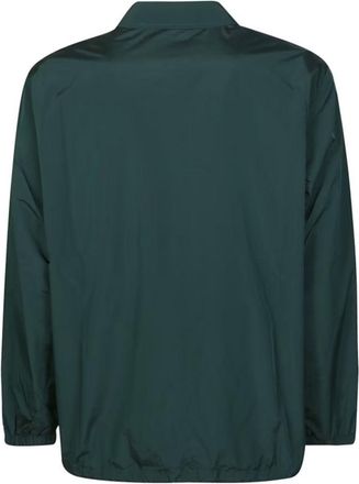 Autry Classic Collar Button-Up Jacket With Ribbed Hems
