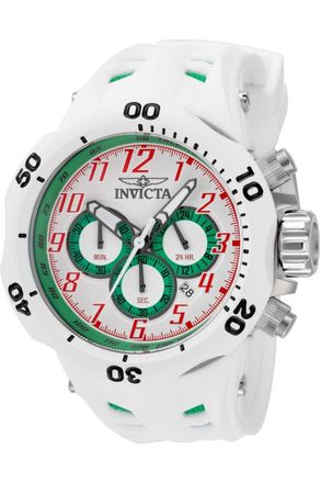 Invicta Venom - Hydra 48239 Heren Horloge - Quartz Uurwerk - Roestvrij Staal met witte Wijzerplaat - 52mm
