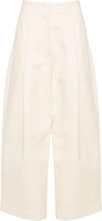STUDIO NICHOLSON Beige Wide-leg Trousers