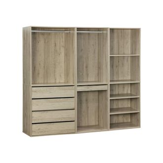 Sweeek Vestidor m&oacute;dulo de 3 elementos, natural