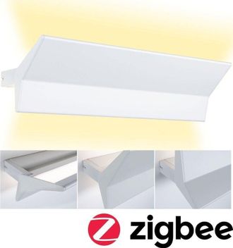 Paulmann Smart Home Zigbee 3.0 Aplique De Pared Blanco Opal