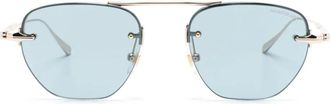 Montblanc Occhiali da sole con montatura stile pilota - Oro