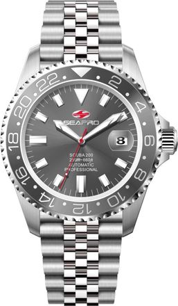 Seapro Mens Grand Meridian Grey Dial Watch