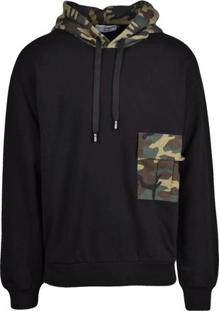 Dolce & Gabbana Hoodie - Heren - Hoodies - Zwart - XS - Katoen - Hoodies & sweatvesten