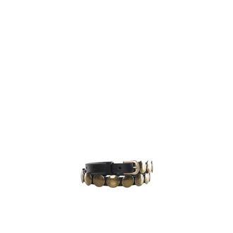 Golden Goose Trinidad Leather Belt - Dames - Riemen - Zwart - 80 CM - Leer - Accessoires