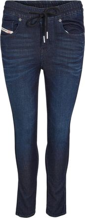 Diesel Dames Gewassen Denim Tailored Jeans (Blauw Denim)