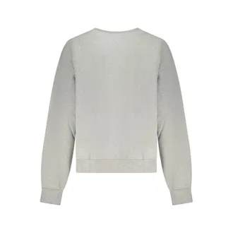 Calvin Klein Cotton-Blend Crew Neck Sweatshirt - Gray
