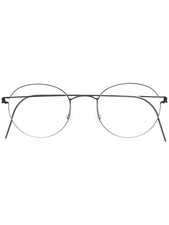 Lindberg Bril met rond montuur - Metallic