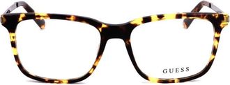 Guess Mens Brown Square Eyeglass Frames GU50048-2