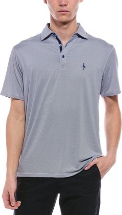 Tailorbyrd Tailorbyrd Mini Stripe Performance Polo Shirt