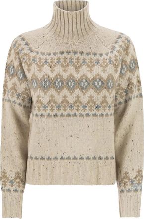 MC2 Saint Barth Maglione a collo alto Myra Donegal - Toni neutri