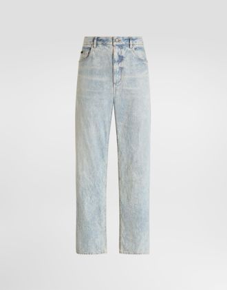 Dolce & Gabbana Denim Trousers - Man Denim Multi-colored 44