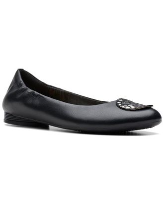 Clarks Loreleigh Ave Leather Flat
