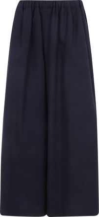 Comme Des Gar&ccedil;ons Trousers Wide-Leg Wool Georgette