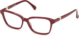 Max Mara Eyeglasses - Dames - Brillen - Rood - 55 MM - Accessoires