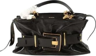Balmain Pre-owned Anthem Schoudertas - Dames - Vintage Handtas - Zwart - ONE Size - Leer - Vintage