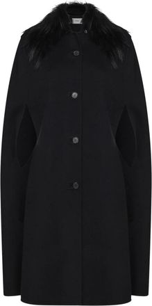 Fendi Capa - Jackets - Mujer - Negro - M