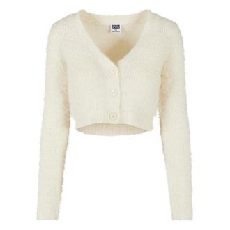 Urban Classics Dames/Dames Cropped Vest (Wit zand)