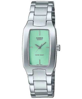 Casio Collection Womens Silver Watch LTP-1165PA-3CEF Stainless Steel - One Size