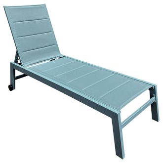 Happy Garden Happy Garden - Barbados Tumbona De Textileno Azul Claro Aluminio Azul Claro