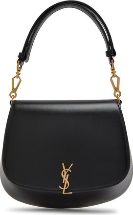 Saint Laurent Voltaire Mini Leather top Handle bag - Black - One Size