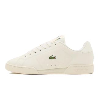 Lacoste Carnaby Cupsole Leather Trainers, Off White (White, UK Footwear Size System, Adult, Men, Numeric, Medium, 10)