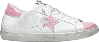 2Star 2Star, Dames, Schoenen, Wit, Maat: 35 EU Leer