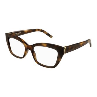 Saint Laurent Glasses, unisex, Brown, Size: 53 MM M117 Eyeglasses