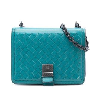 Bottega Veneta unisex, Pre-owned, Blauw, Maat: ONE Size Leer
