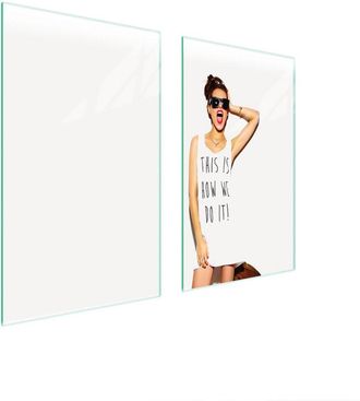 OEM Placa Protectora De Vidrio Para Estufa 75x52 Mujer