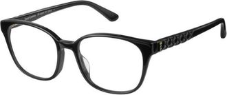 Juicy Couture Womens Square Frame Glasses In Black