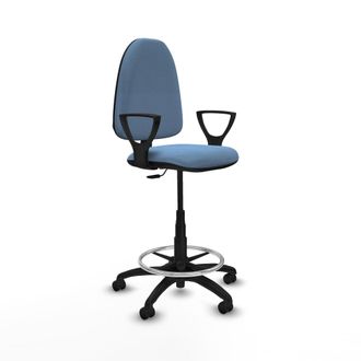 Piqueras y Crespo Silla De Oficina Piqueras Y Crespo Bfn01rp Azul Cielo Alta