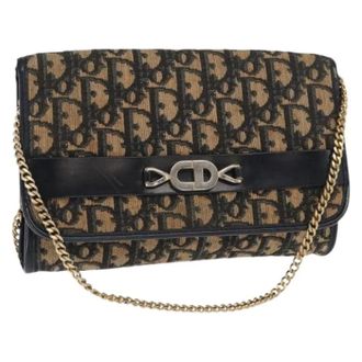 Dior Borsa a spalla Pre-owned Vintage Trotter in tela - - Pre-owned - Donna - Multicolore - ONE SIZE