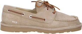 Panchic Schoen met veters - Heren - Bootschoenen - Beige - 45 EU - Su&egrave;de - Schoenen