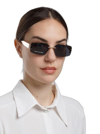 Marc Jacobs Unisex Sunglasses Gold Metal