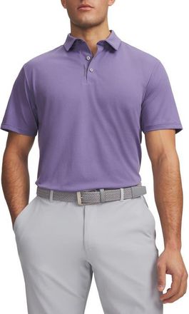 Under Armour UA ArmourDry Solid Performance Golf Polo in Purple Luxe at Nordstrom, Size Xx-Large