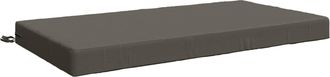 vidaXL Almohada Para El Asiento Soest 100% Poli&eacute;ster Gris Vidaxl