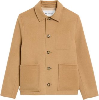 Ami Beige Button-Up Jacket