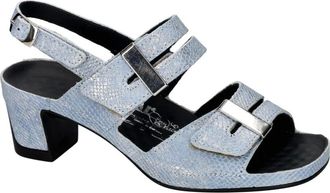 Vital Schoenen, Dames, Blauw, 36 EU, Leer, Joy Slingback Sandal