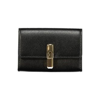Furla Accessoires, Dames, Zwart, ONE Size, Leer, Iris Wallet