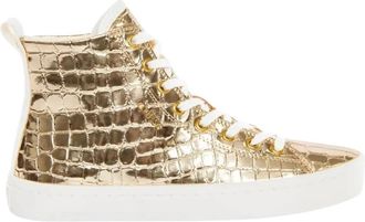 Guess Elga High-top Sneaker - Dames - Sneakers - Oranje - 35 EU - Schoenen