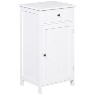 Kleankin Armario de ba&ntilde;o 43x34x77 cm blanco